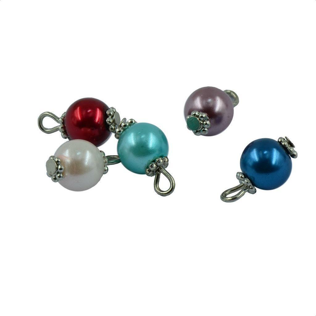 100 Pieces Colorful   Flat Daisy Charms Pendant Jewelry DIY