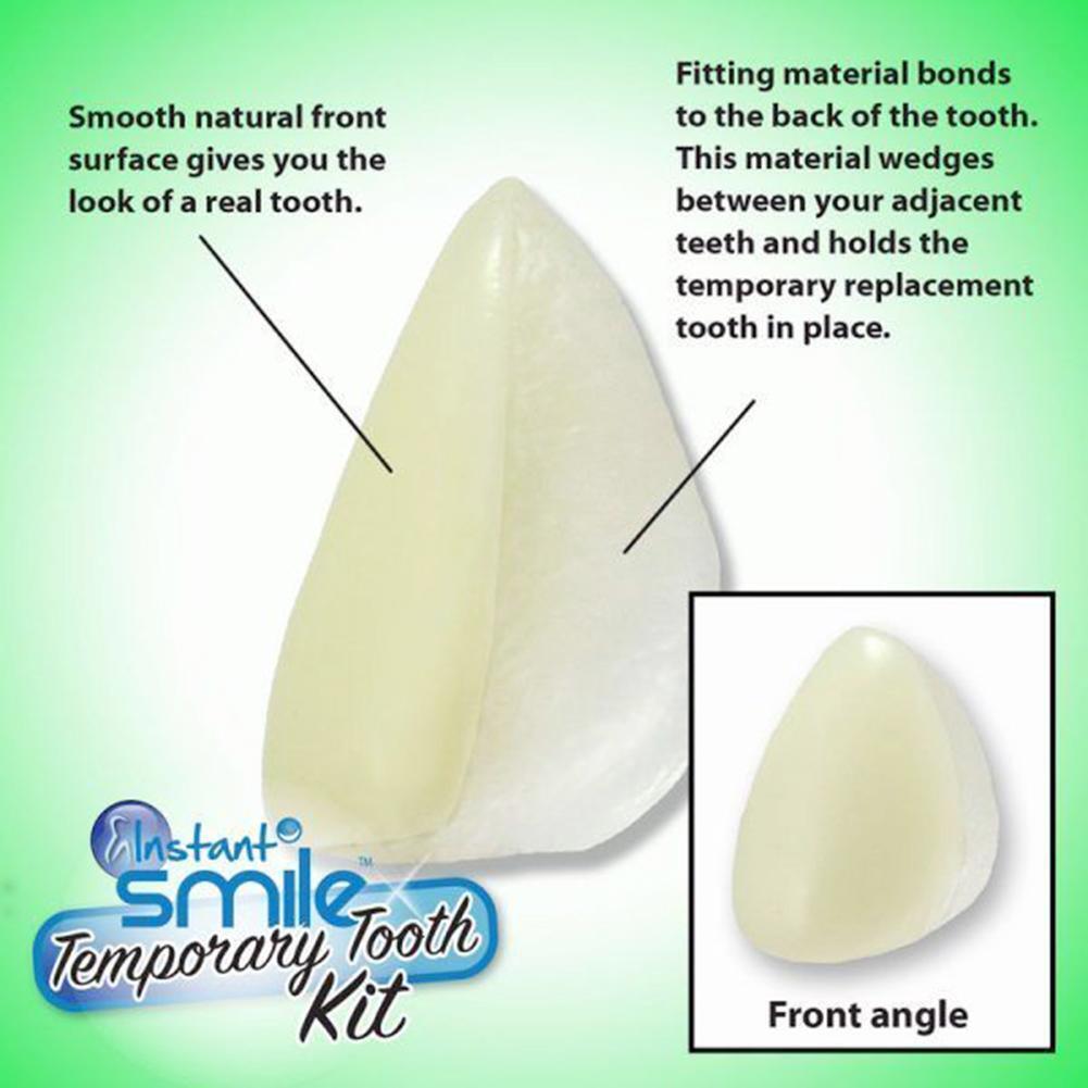 Silicone Simulated Tooth Cover Teeth Whitening Denture Paste Instant Smile