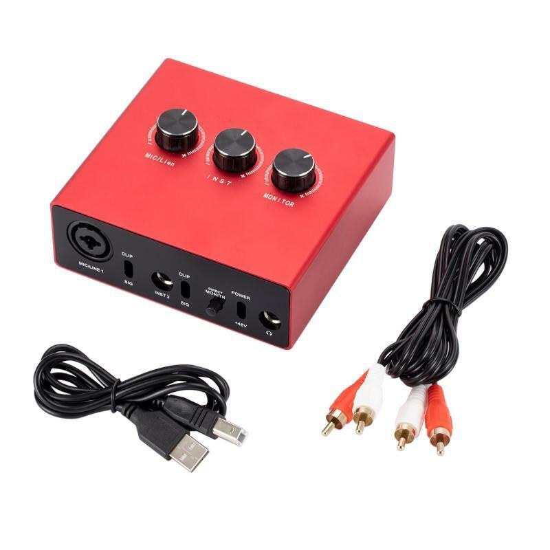 External Sound Card Mic K Song Live Sound Card Set Computer Live Broadcast