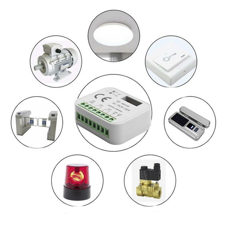 AC/DC 9-30V Receiver For Garage Door Command Gate Control Transmitter Controller