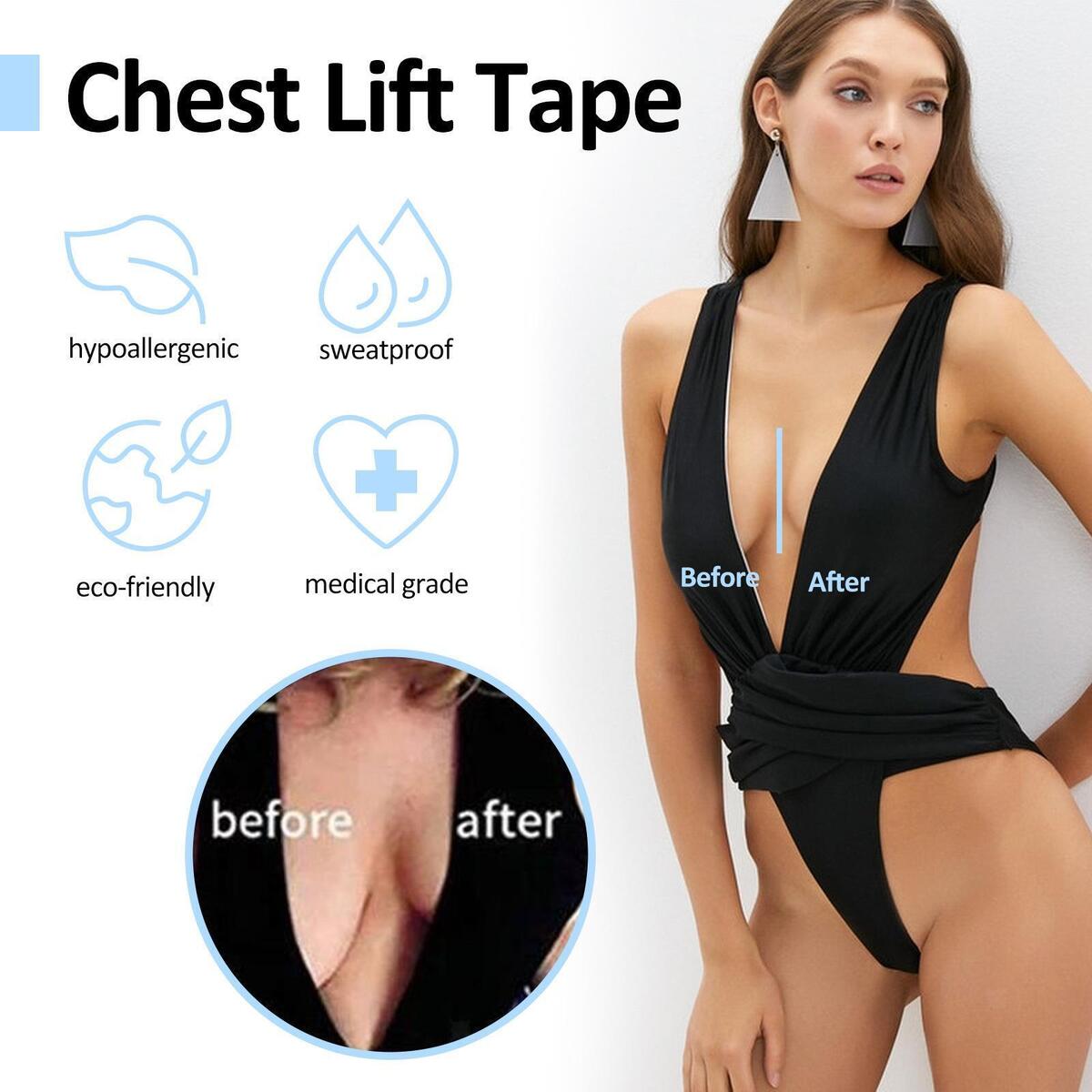 Boob tapes, Lifting Push up Gentle On Skin Strapless Waterproof Contour Lift