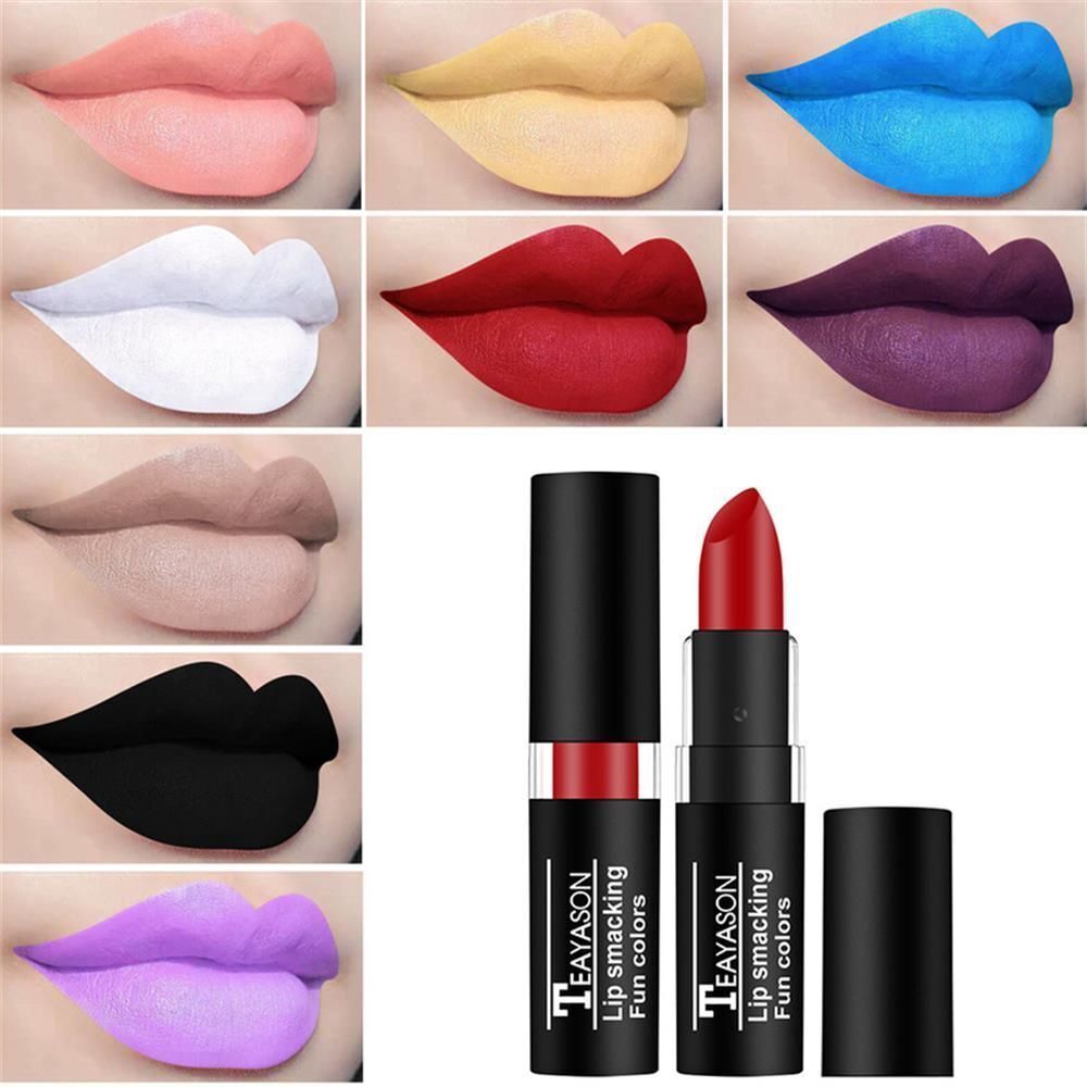 Long Lasting Cosmetics Lip Balm Velvet Matte Lipstick Halloween Nude Pigment