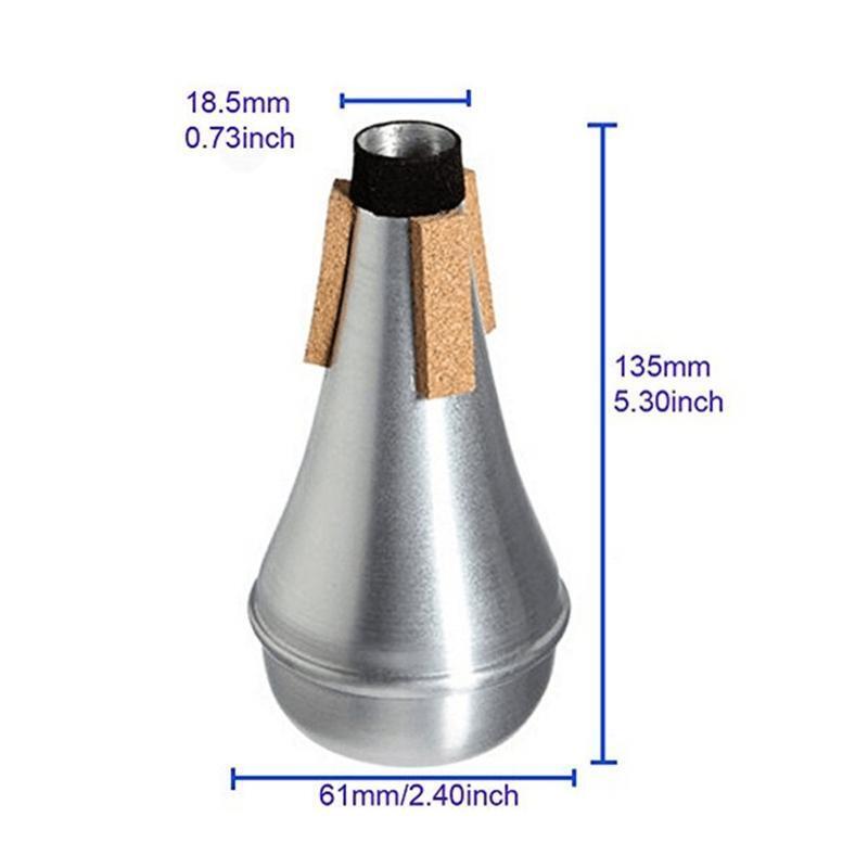 Mute for Trumpet Aluminium Straight Trumpets Mute for Jazz Instrument Practice