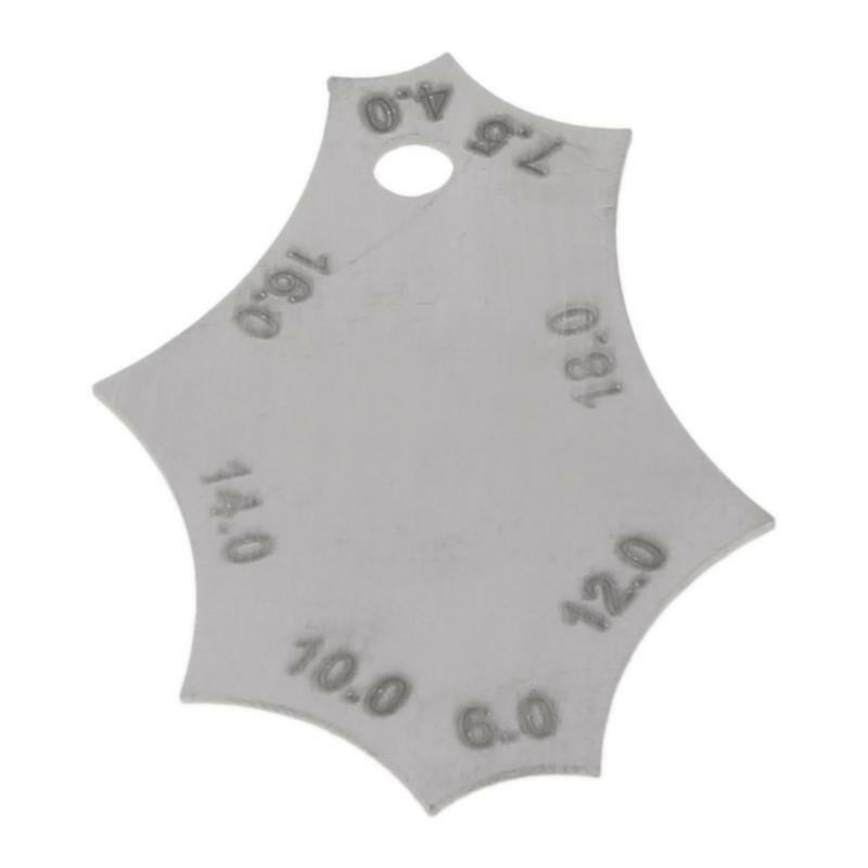 Pocket Fillet Weld Gauge Welding Gauge with Key Chain