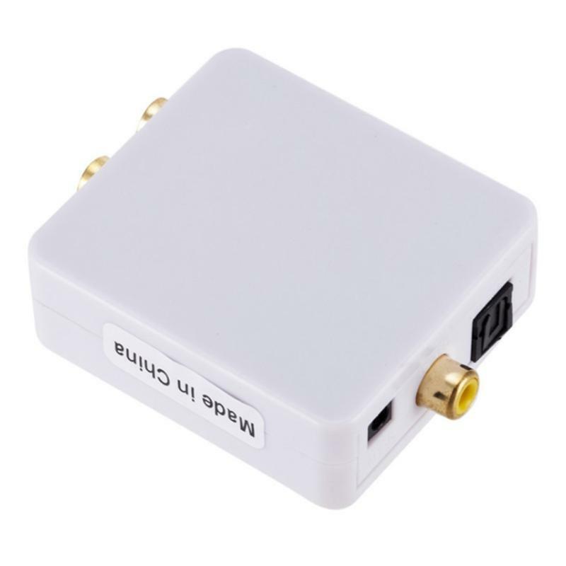 3.5 Mm Coaxial Converter Digital Optical Coax To Analog R/L RCA Audio Converter