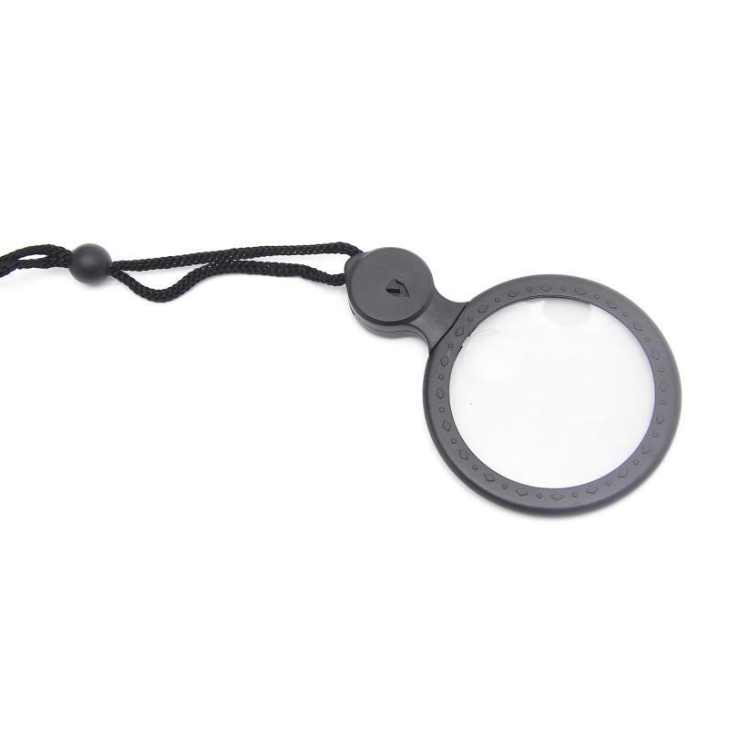 Neck Wear Magnifying Glass High Clarity Double Lens Reading Magnifying Glass