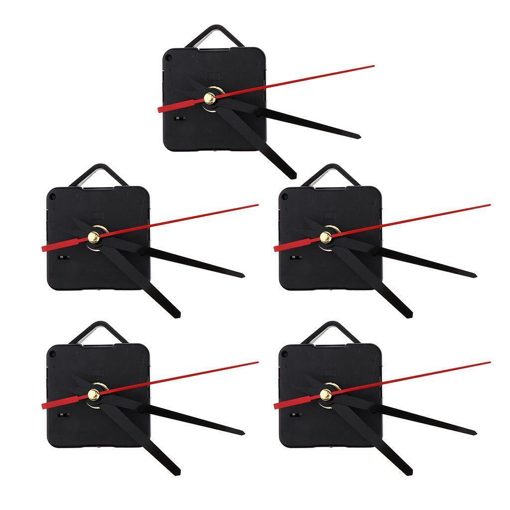 5Pcs   Quartz Clock Movement Mechanism Long Pointer DIY