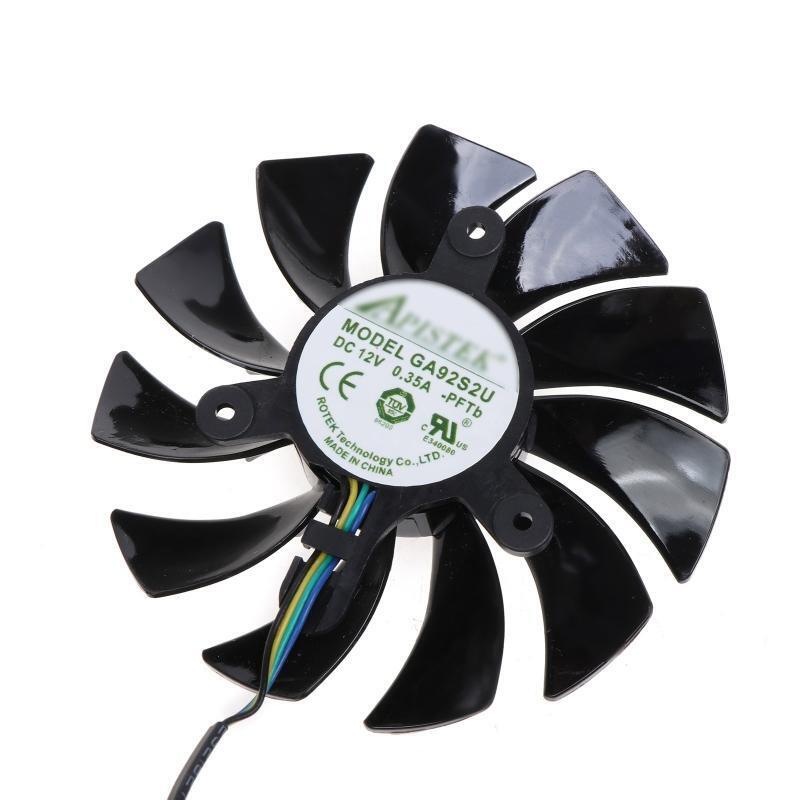 GA92S2U 4Pin 12V Graphics Card Cooler VGA Fan for RTX 3060TI 3070 Video Card