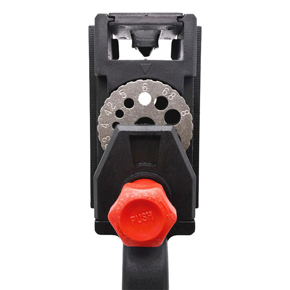 Woodworking Doweling Jig 3-12mm Hinge Drilling Guide Locator Puncher Tools