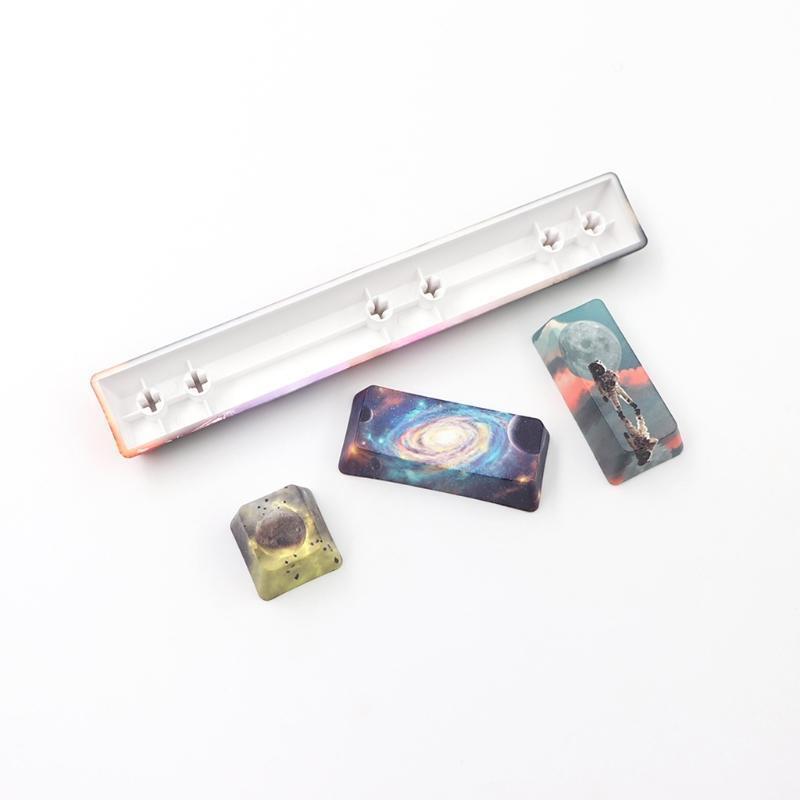 OEM Profile Space Planet Keycap Mechanical Keyboard PBT Key Cap for Kailh MX