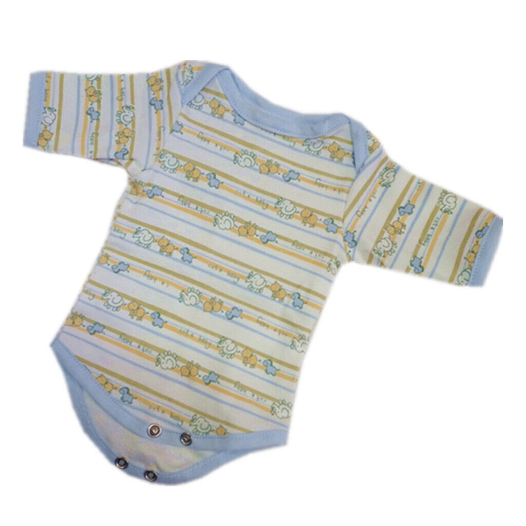 Newborn  Clothes for 17-18inch    boy Rompers Jumpsuit Bib