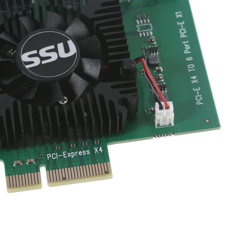 PCI-E Riser Board 4x to 16x Adapter Card PCI-E Graphic Card Riser 4X to 16X Slot