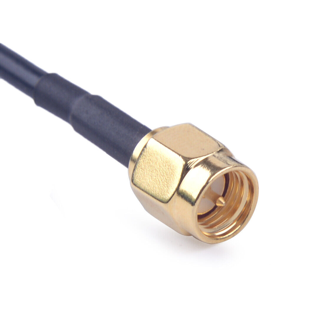 Car Gain SMA Type Antenna Digital Highway Car AM/FM Radio Aerial 4m Cable Ly