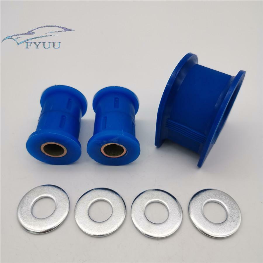 1set Polyurethane Blue Steering Rack Bushing Set Kit For Hummer H3 2006-2010