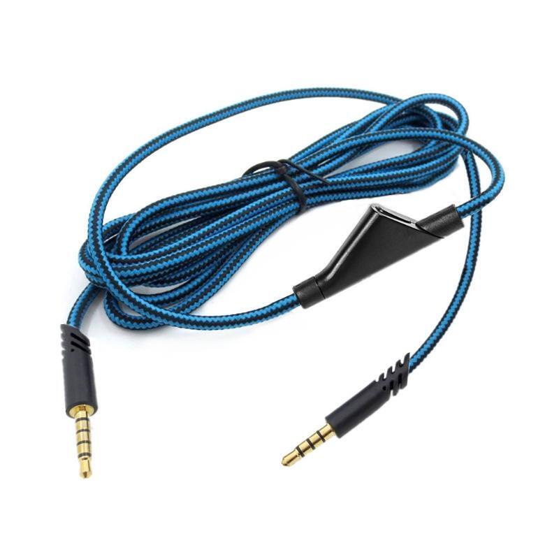 Blue Audio Earphone Cable for -Logitech Astro A10 A40 A30 Gaming Headset