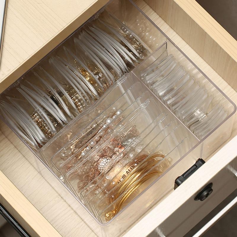 Clear Jewelry Storage Box Gifts Jewelry Zip-lock Bag Reclosable Necklace Bags