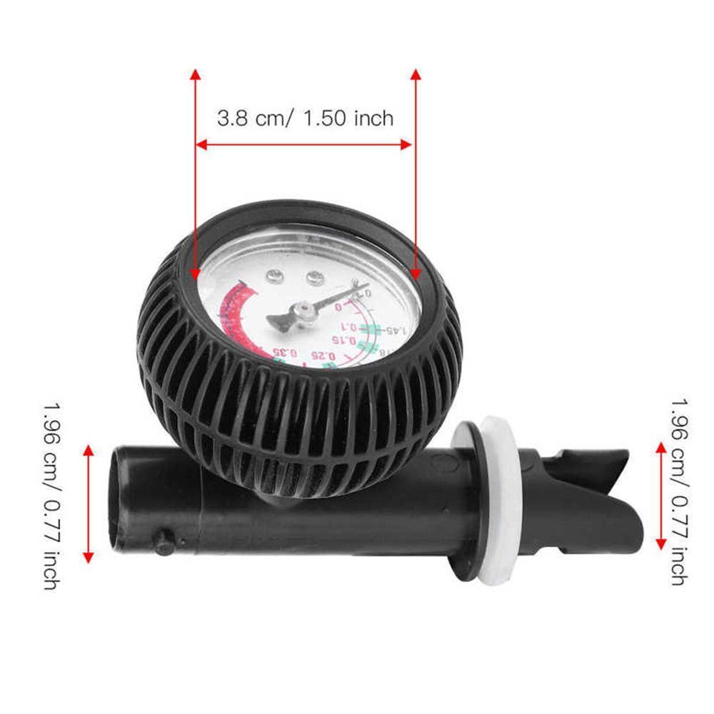Kayak Accessories Surfboard Pump Barometer Air Pressure Gauge Safety Manometer