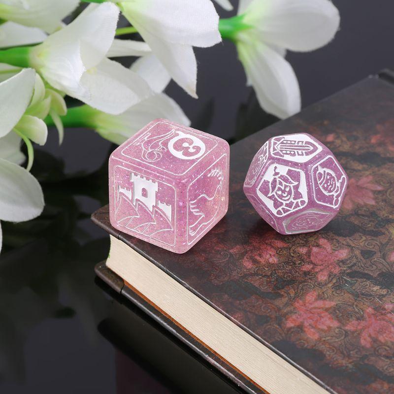 7pcs/set Story Dices For Story Time Polyhedral Game Dice Says Party Multi Faces