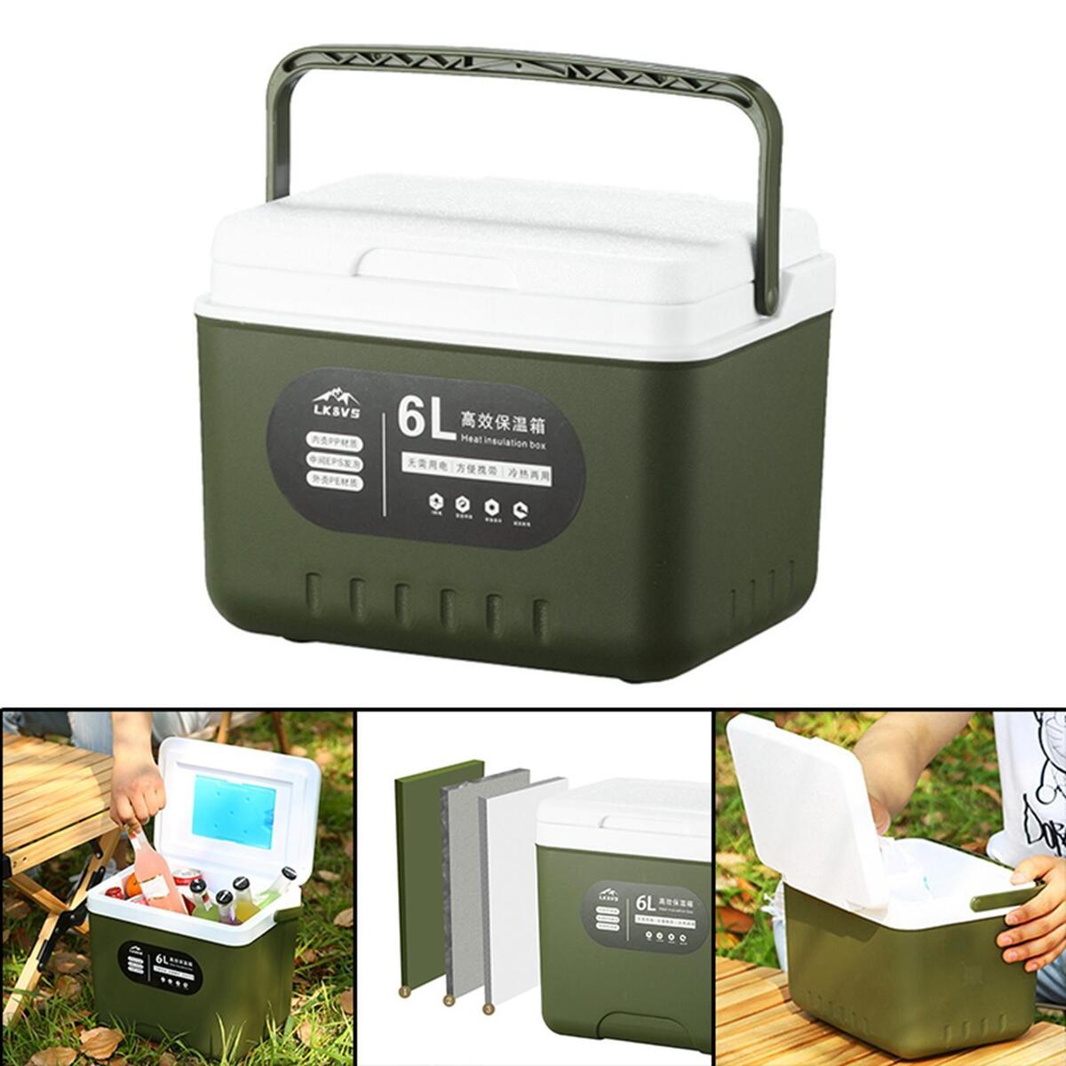 Insulated Thermal Box Refrigerator Cooler Bag for Transportation Fishing RV