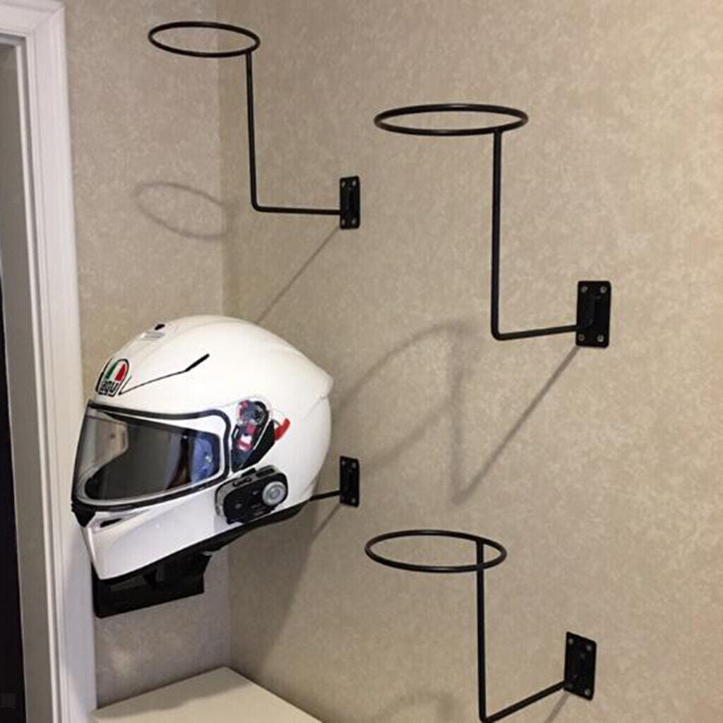 Motorcycle Hat Helmet Display Holder Stand Coats   Rack Hanger