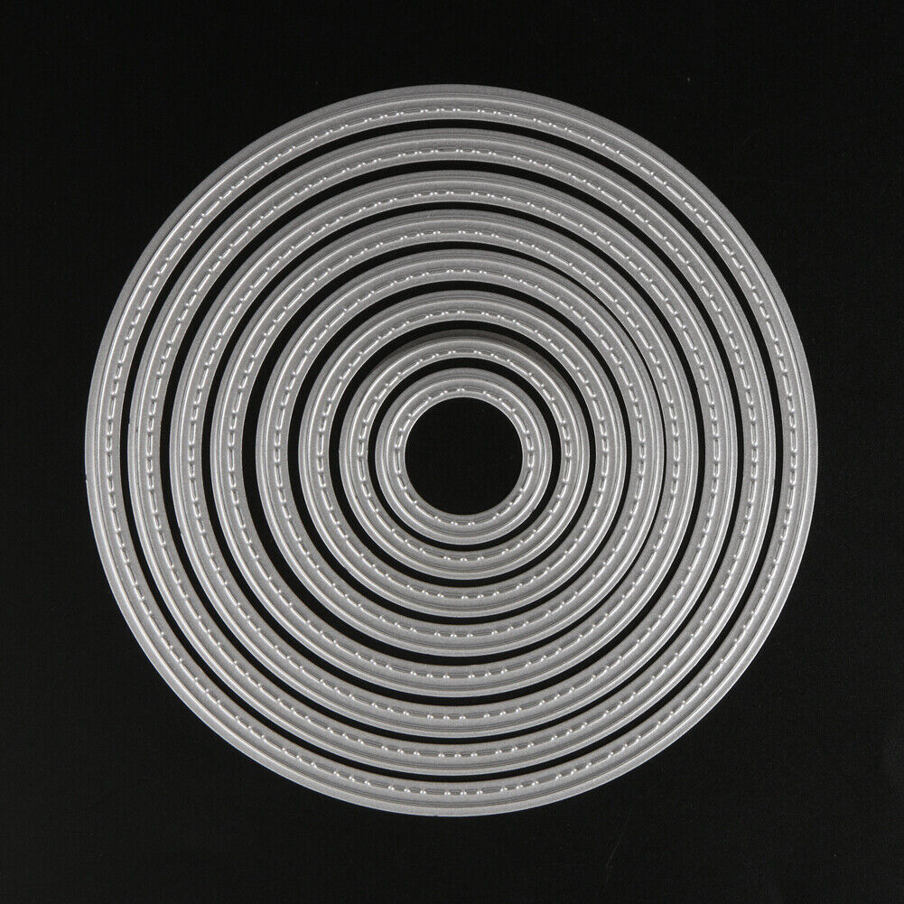 Circle Metal Cutting Dies Stencils Embossing Card Scrapbooking Album