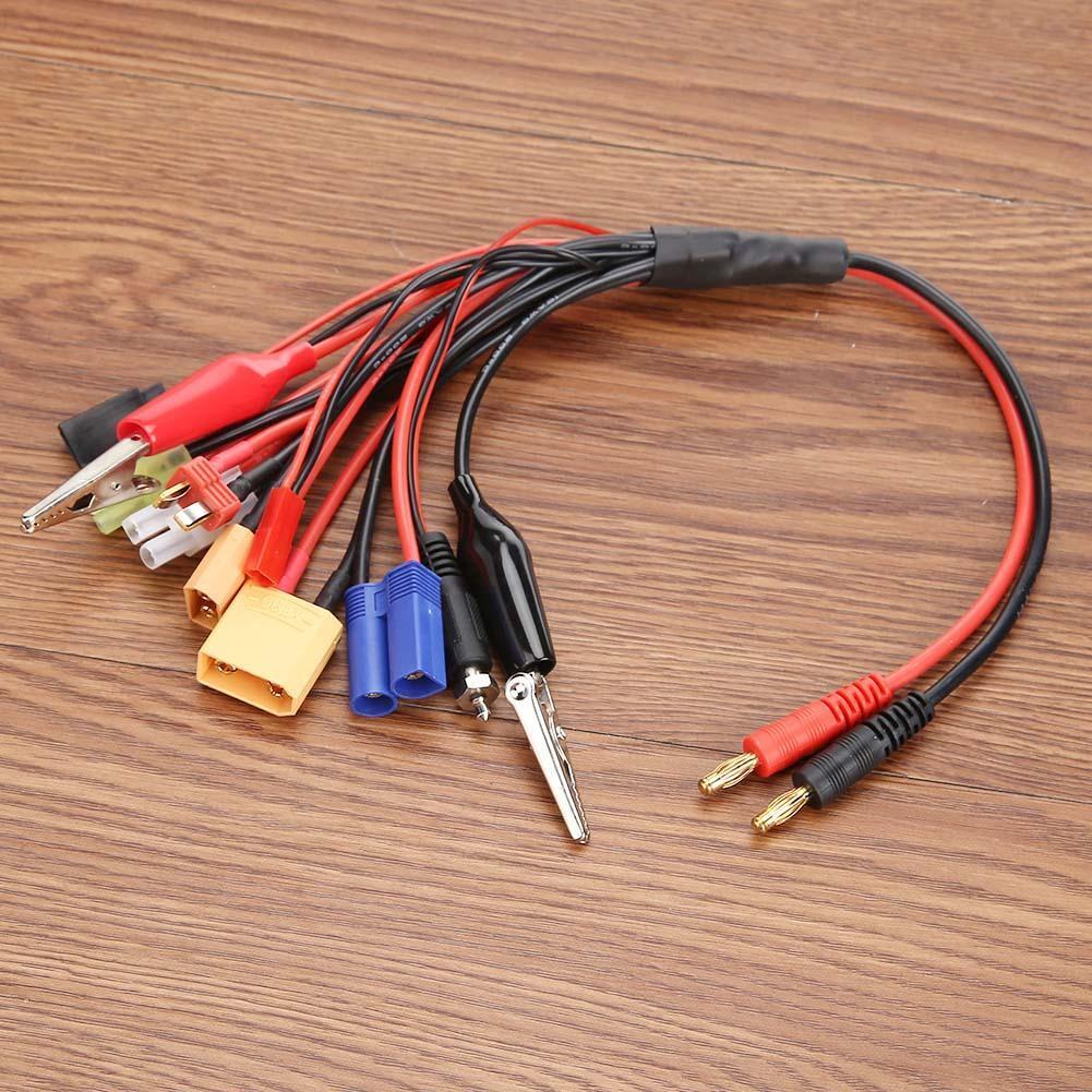10 in 1 Lipo Battery Charger Multi Charging Plug Convert Cable for RC Car