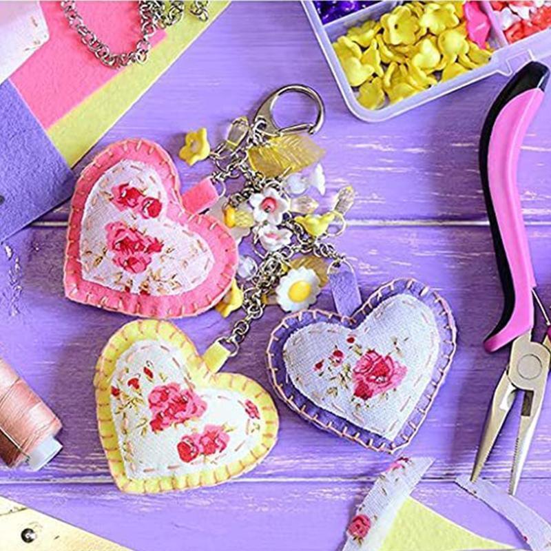 100 PCS Acrylic Blank Keychain Disc Set for Keychain Blank DIY Crafting 3 Shapes