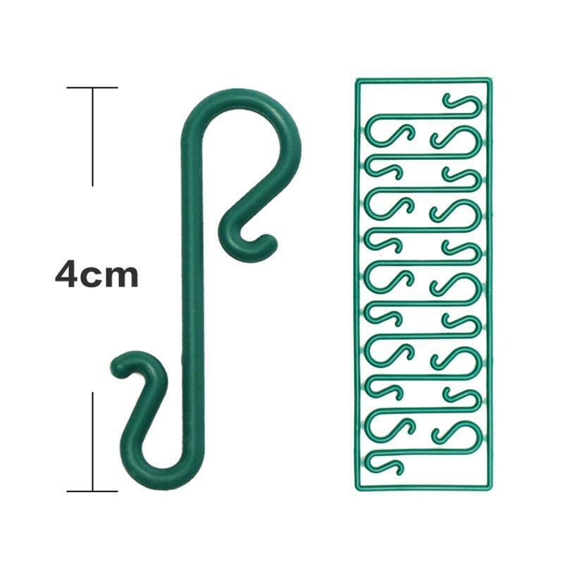 10pcs Xmas Metal Wire S-Shaped Hooks Ornament Hangers for Party Home Use