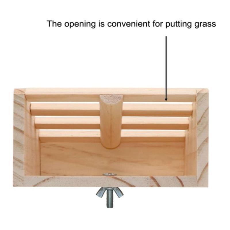 Guinea Pigs Grass Holder Small Animal Pet Chinchilla Grazer Chew Proof Shelf