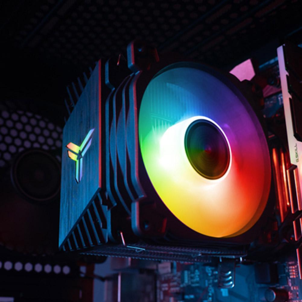Jonsbo CR1200 2 Heat Pipe Tower CPU Cooler RGB 3Pin Cooling Fans Heatsink