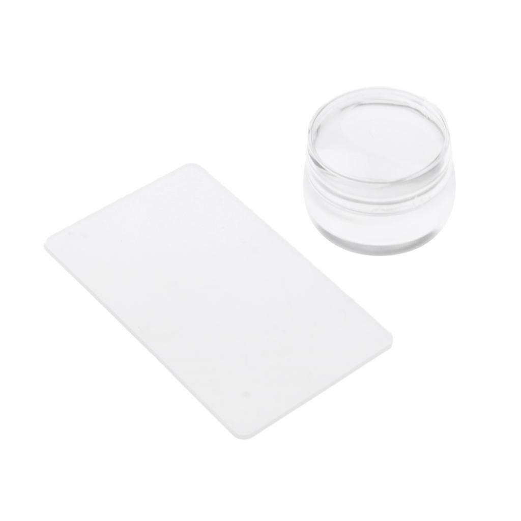 Silicone  Stamping Scraper DIY Stamper Template Nail Print Template