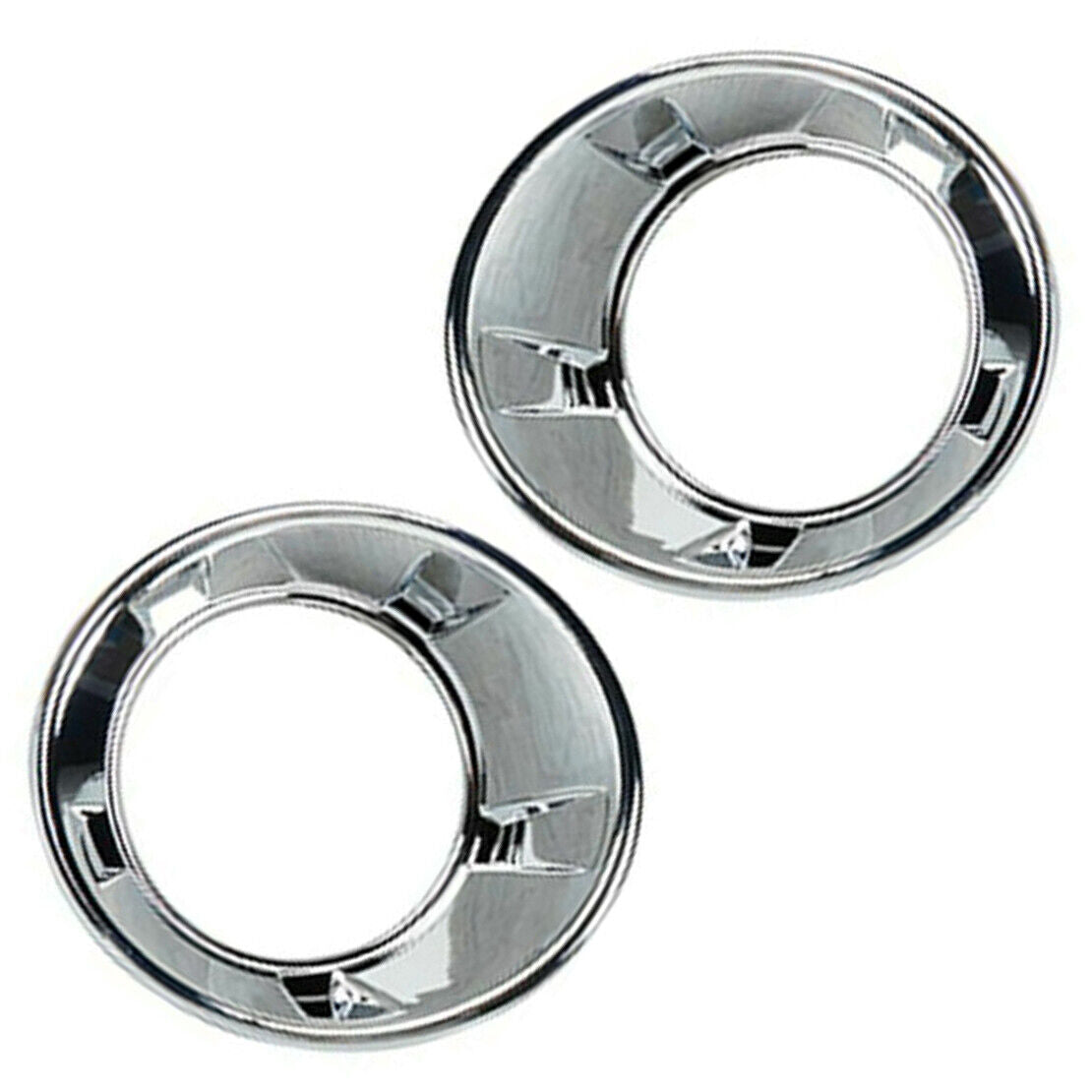 1Pair Chrome Front Fog Light Lamp Cover Trim Fit for Chevrolet Camaro 2010-2015