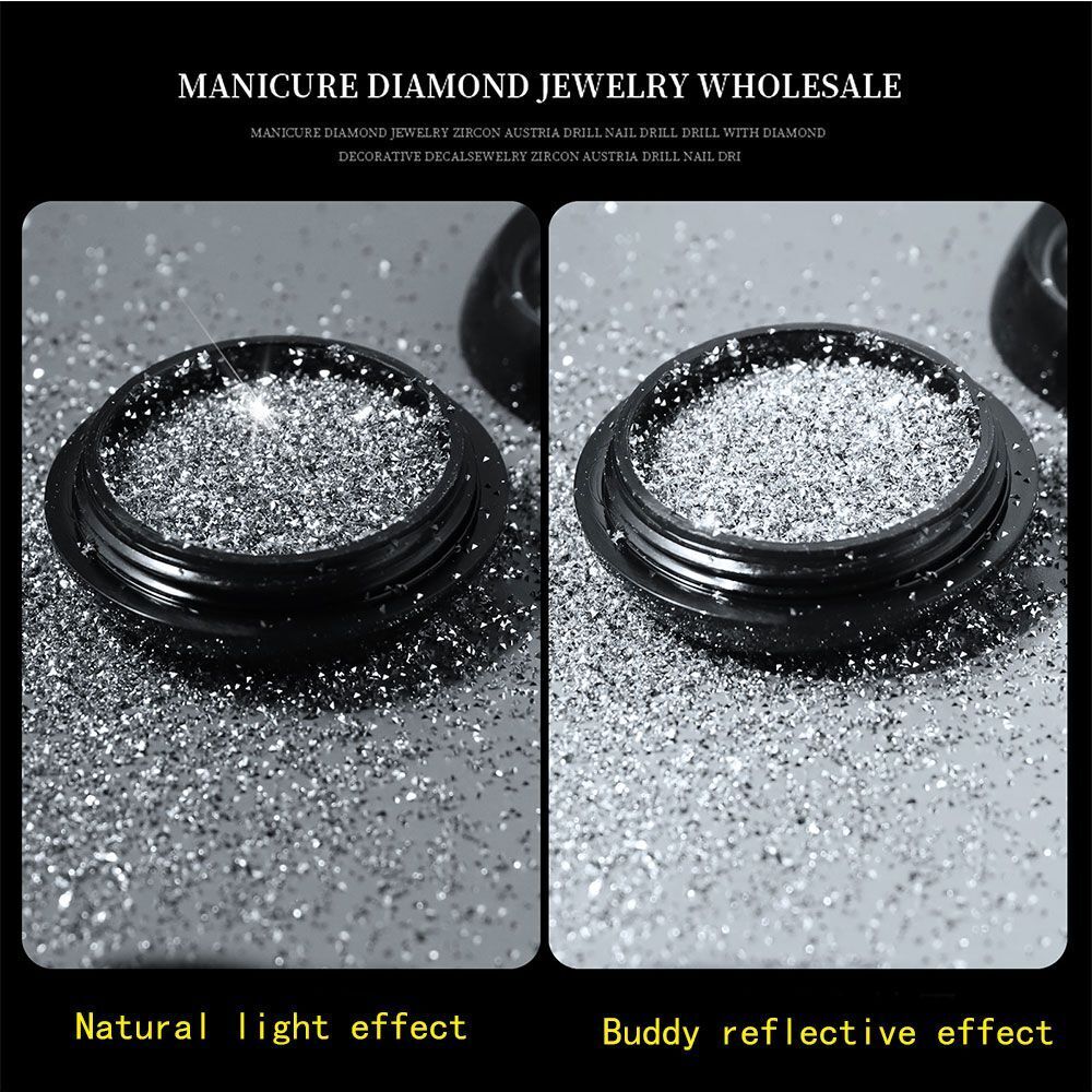 New Fashion Highlight Crystal Strobe Reflective Nail Diamonds Buddy