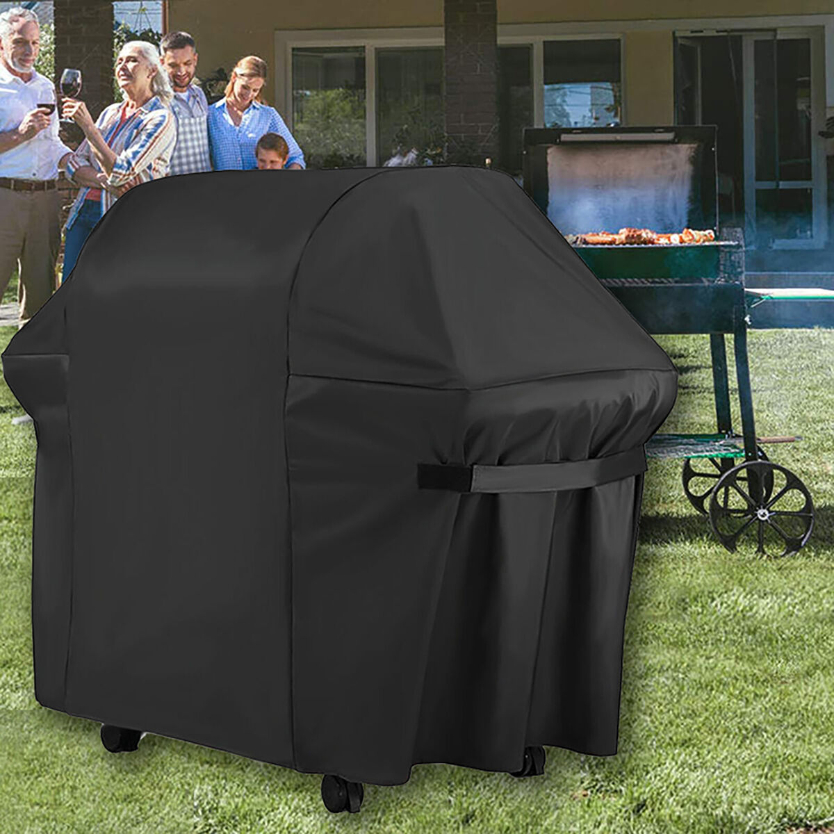 BBQ Grill Cover, Weather Resistant, UV Waterproof, Barbecue Gas Protector