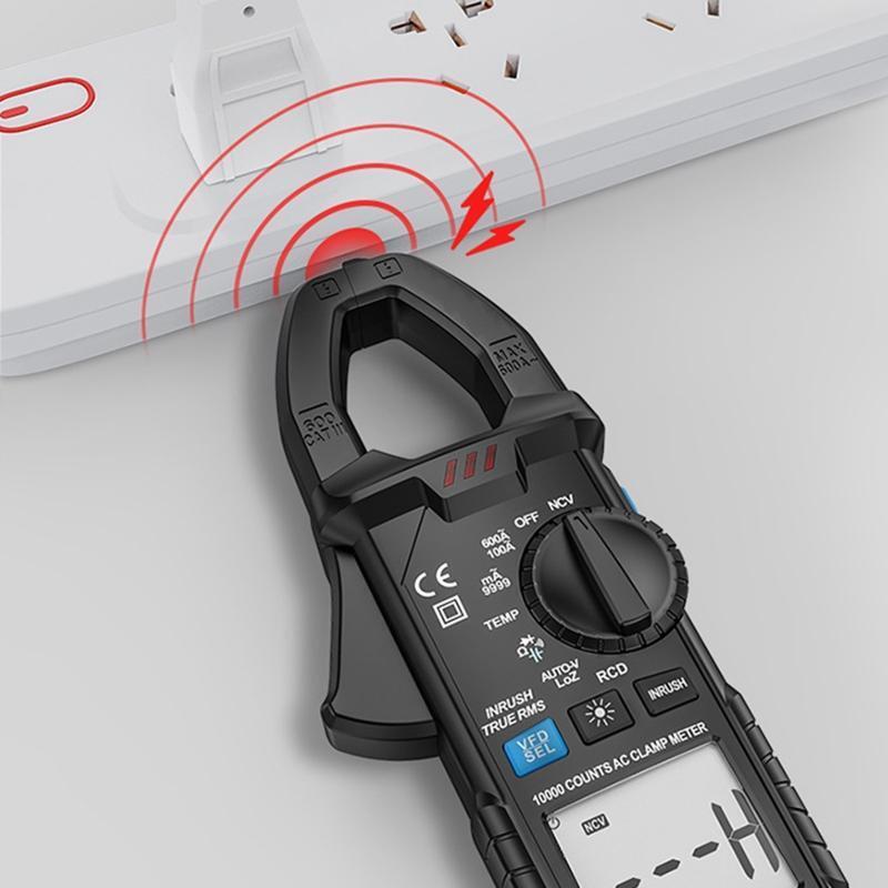 Multifunctional Clamp Meter w/ Backlit & Flashlight Digital Multimeter Voltmeter