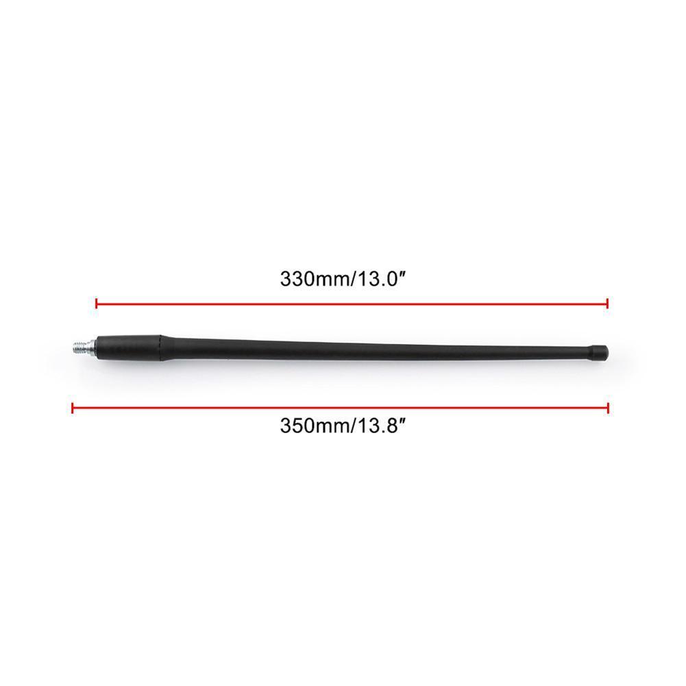 13 Inch AM FM Radio Antenna Mast Aerial Black for Wrangler JK JL 2007-2018