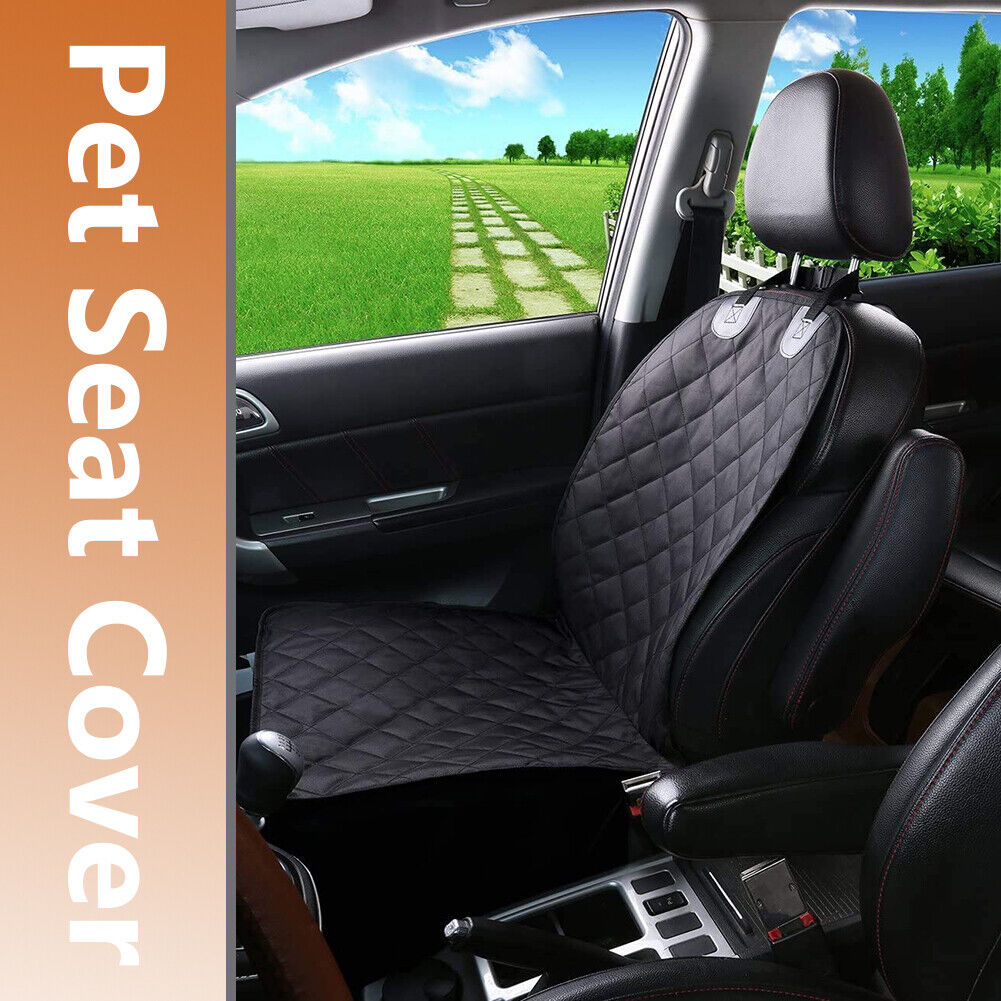 Waterproof Car Front Seat Pet Cover Protector Mat for Cat Dog Carrier Black