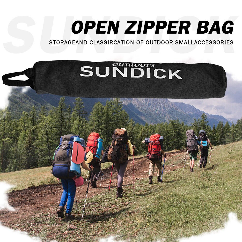 Camping Tent Peg Stake Storage Bag 600D Fabric Zipper Bag Tent Accessories