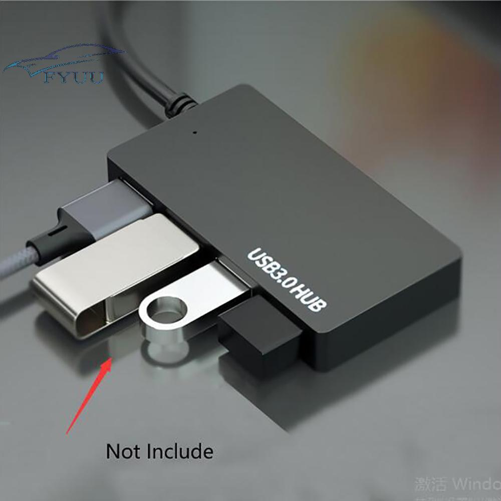 4 Ports Hub USB 3.0 High Speed Adapter Multi Splitter For Desktop PC Laptop New