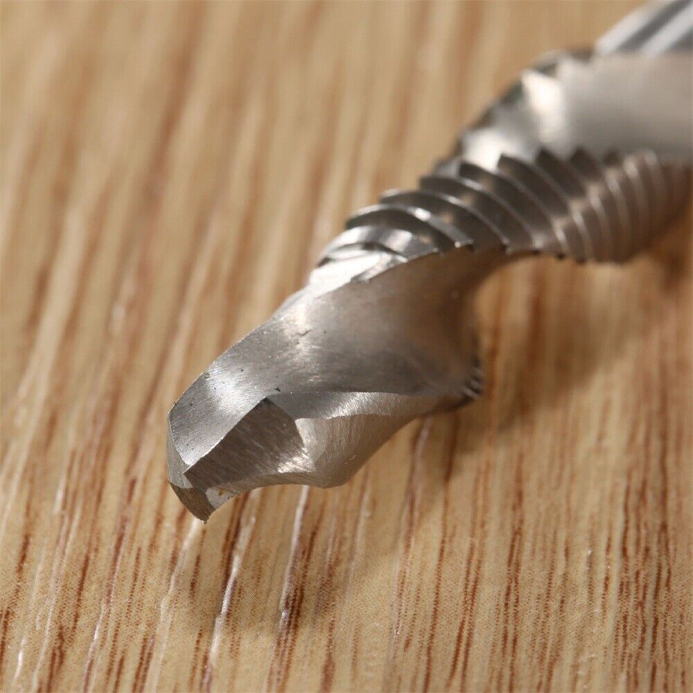 6Pcs HSS Countersink Drill Tap Bits Imperial M3-M10 Drill Metal Woodworking Tool