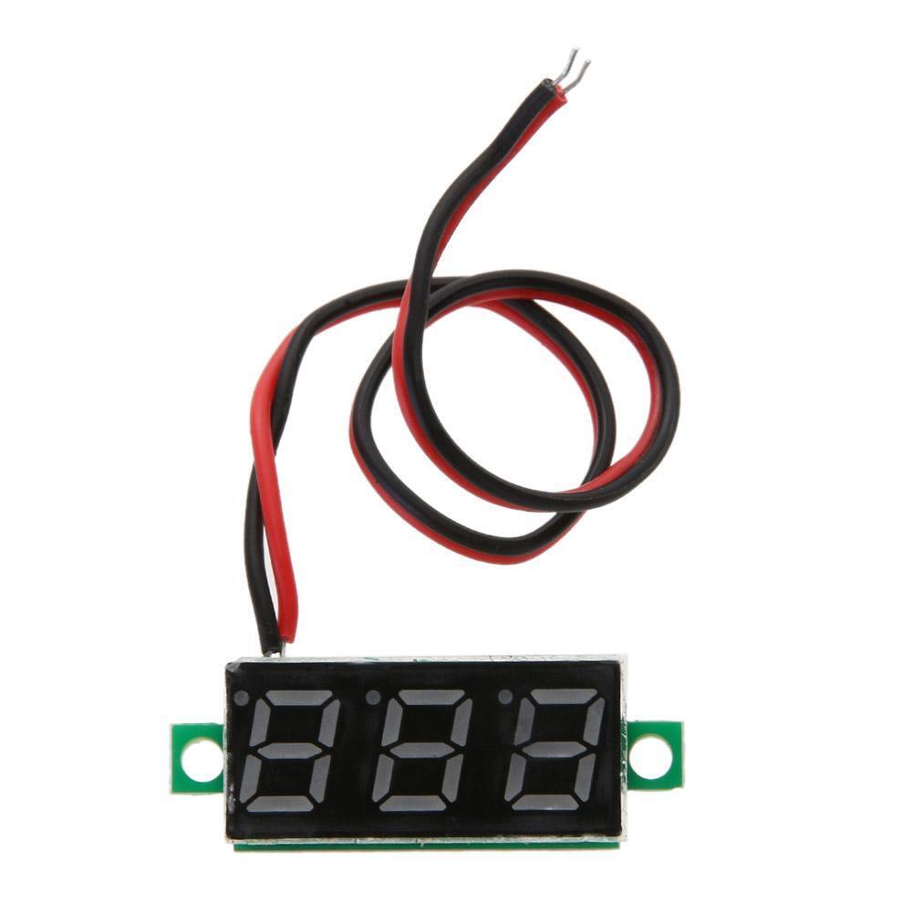 Mini 0.28inch DC 2.5V-30V LED Digital Battery Voltage Meter Voltmeter Panel