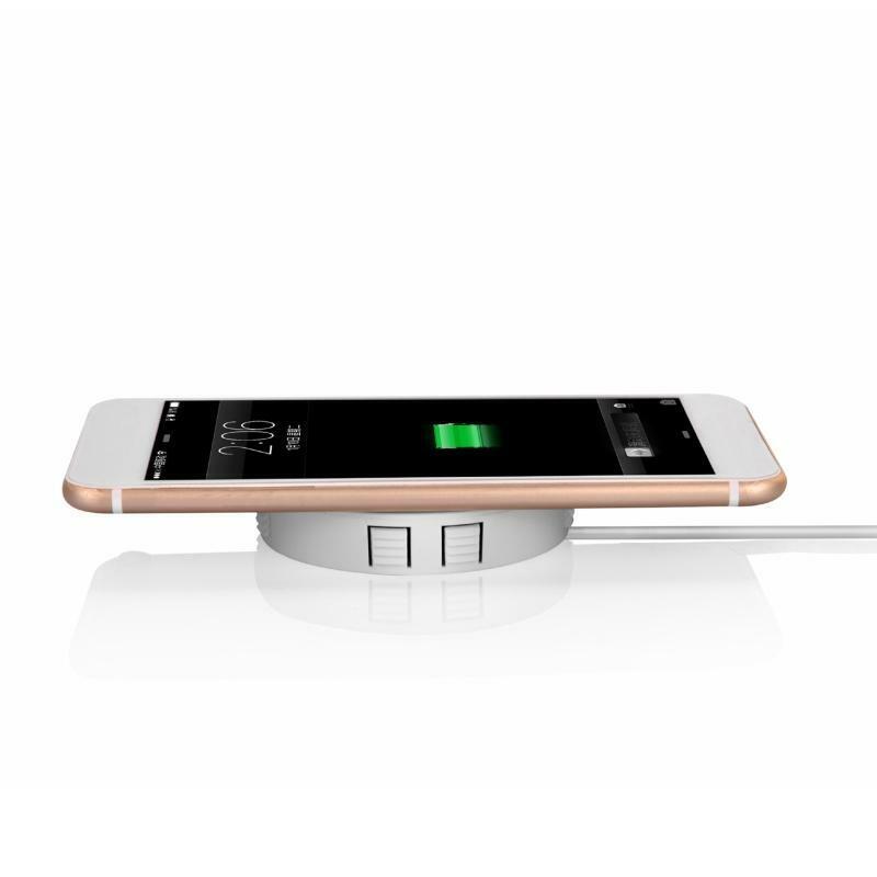 Wireless Charger QC3.0 Adapter Fast Desktop Built in Power Wireless Charging Pad