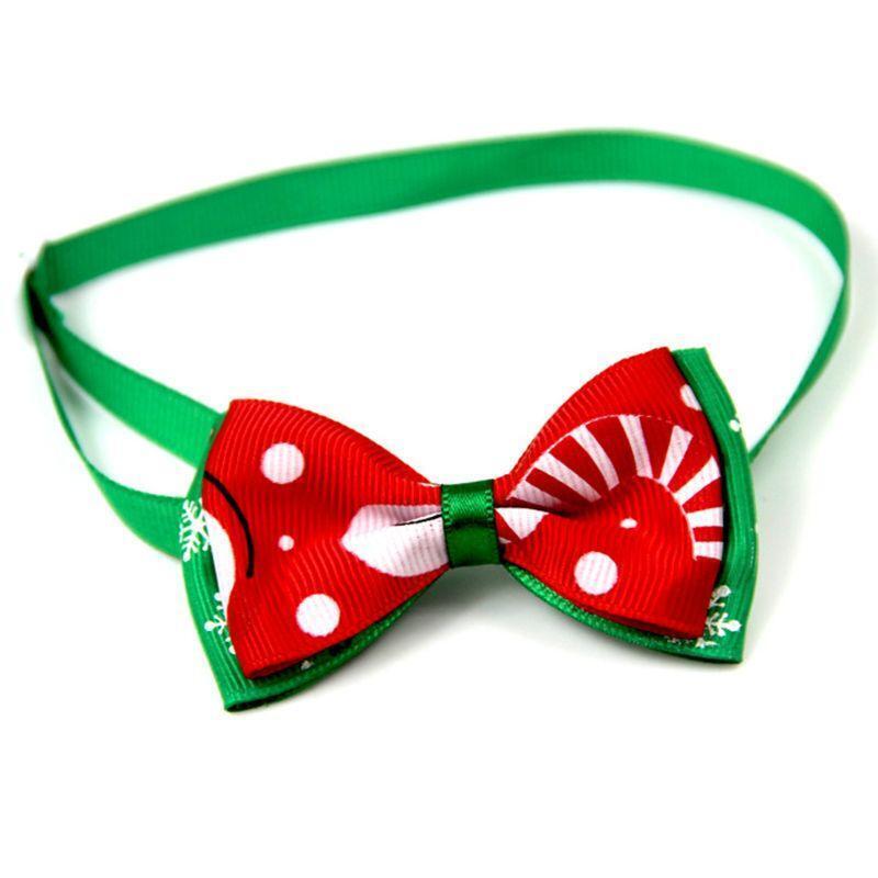 Dog Puppy Bow Tie Accessories for Christmas Festival Pet Lovely Decor 16 Pcs