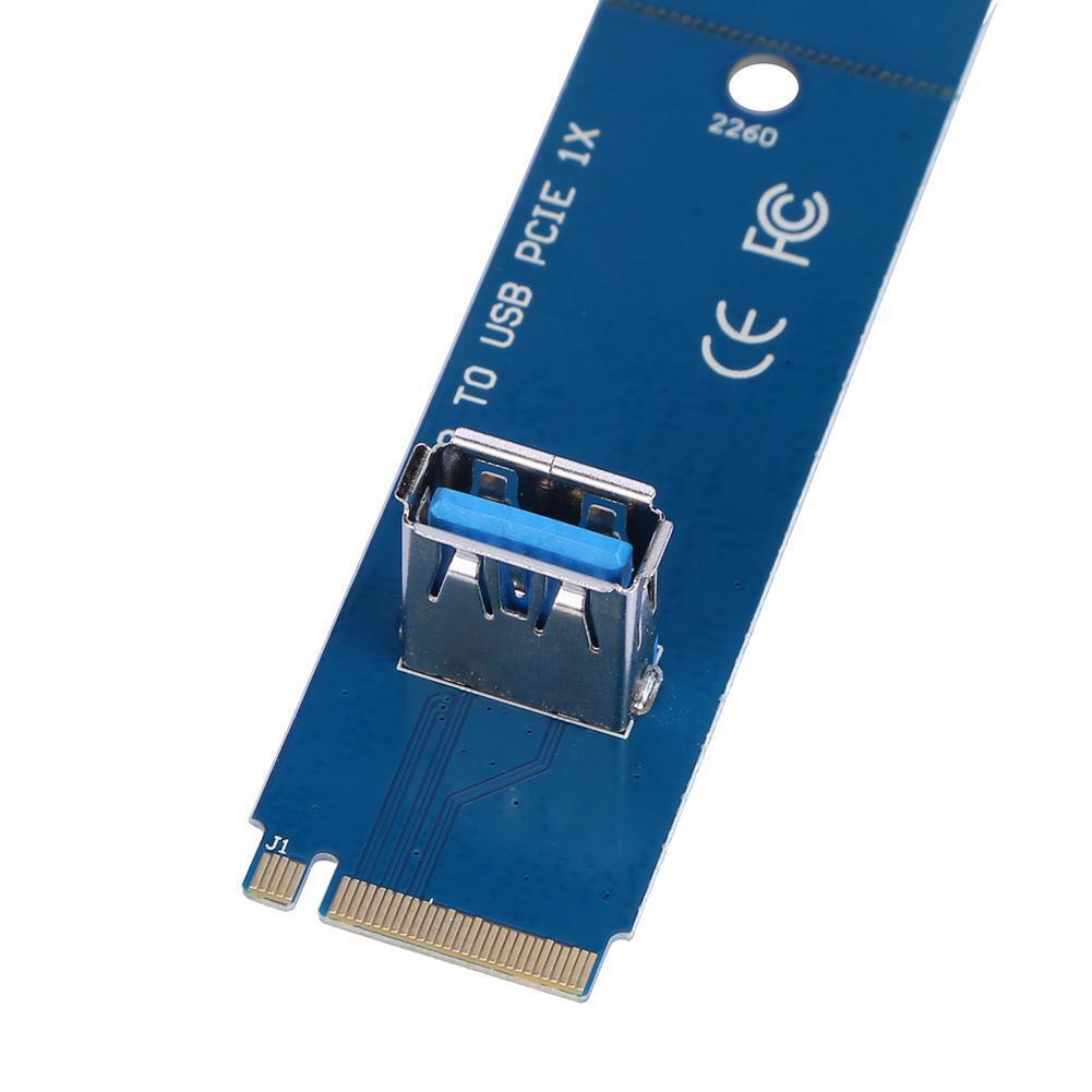 M.2/NGFF to USB3.0 Port PCI-E Converter Adapter Miner Graphic Extender Card