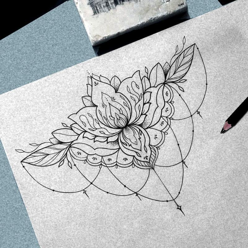 100pcs Tattoo Transfer Sketch Draft Paper Tattoo Accessories Thermal Stencil