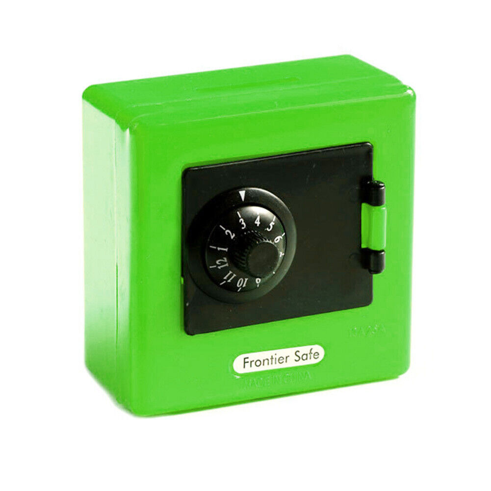 Money Boxes Combination Lock Coin Saving Storage Box Code Cash Case (Green)