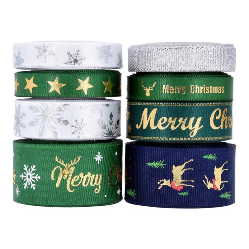 Printed Grosgrain Ribbon for Gift Wrapping Wedding Decoration Hair Bows DIY