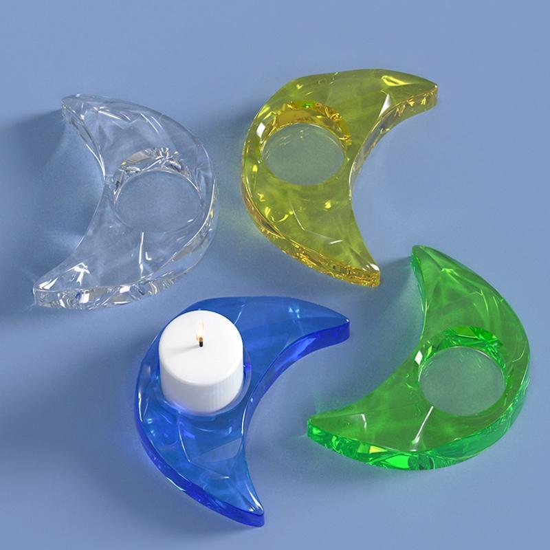 Candle Holder Mold for DIY Candlestick Jewelry Tray Wedding Home Table Decor
