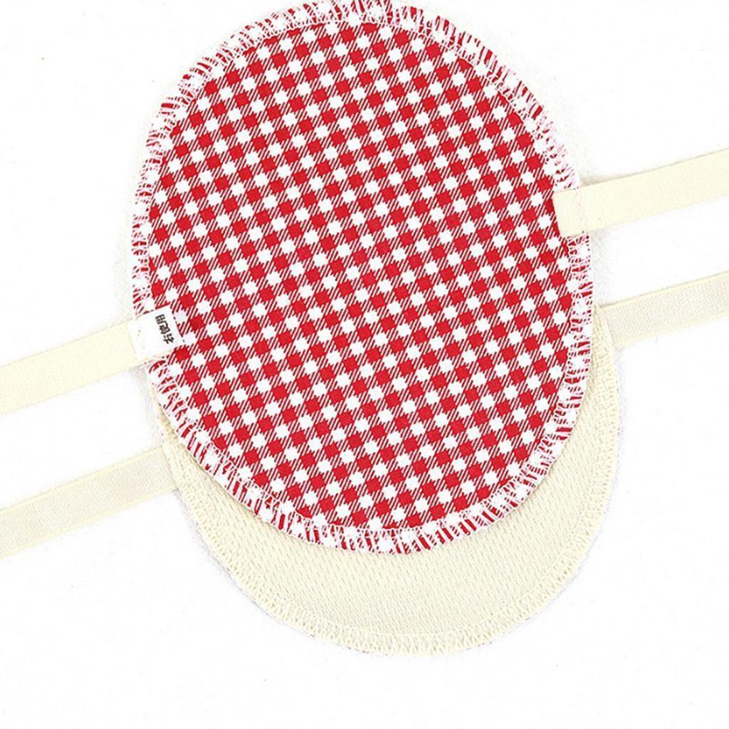 1 Pair Washable Underarm Armpit Sweat Absorbing Pad Shields Red Grid