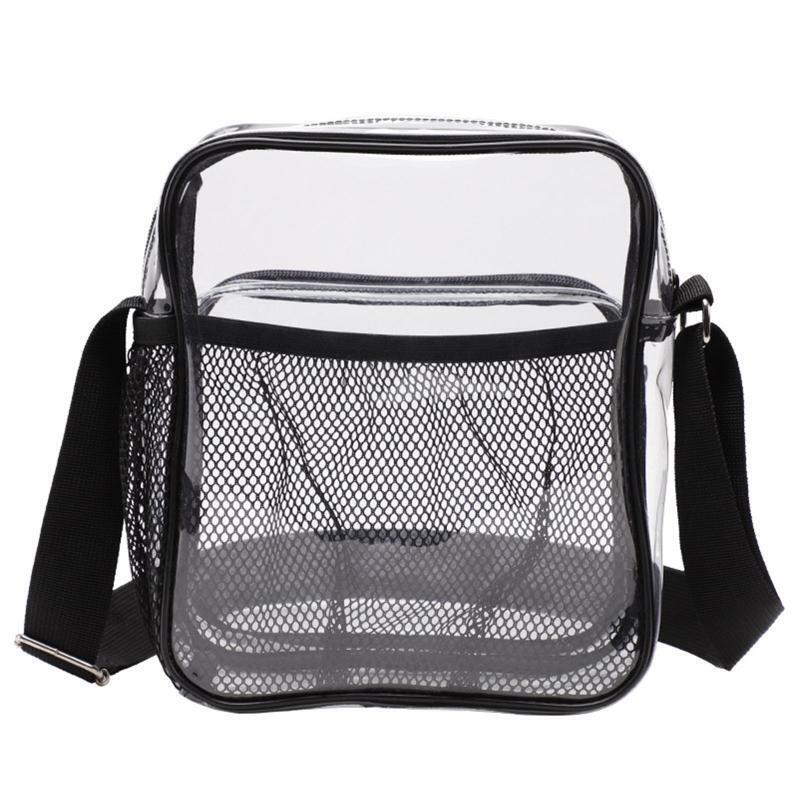 Women Transparent Clear Purse Girls Crossbody Shoulder Bags with Removable Strap